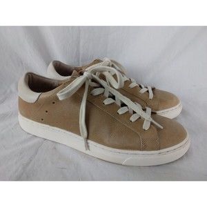 Lucky Brand Lotuss3 Brown Leather Casual Sneakers Womens Size 7.5 M
